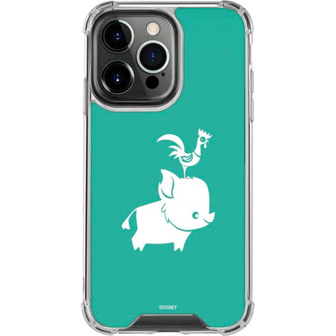 Disney Princess Moana Heihei and Pua iPhone 16 Pro Clear Case